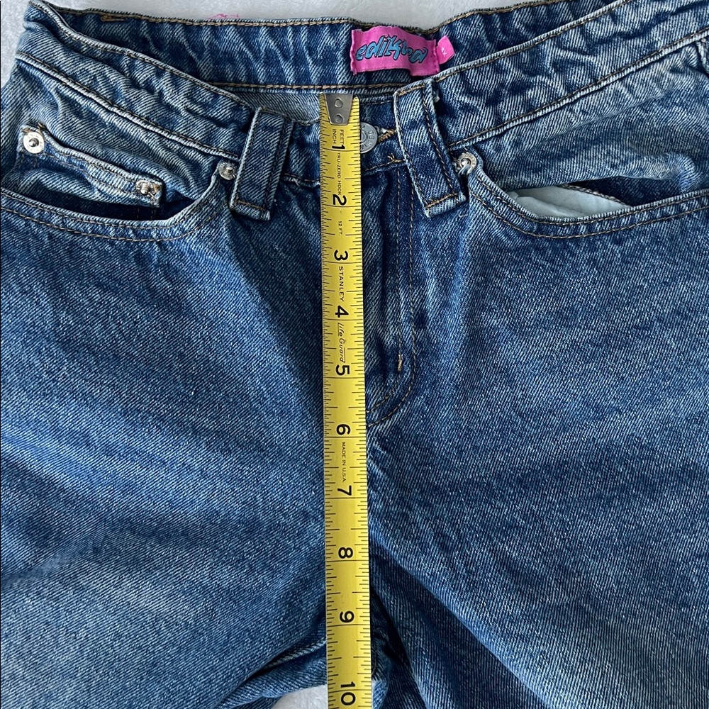 Edikted Women’s Blue Wide-Leg Jeans - XS - Picture 4 of 11
